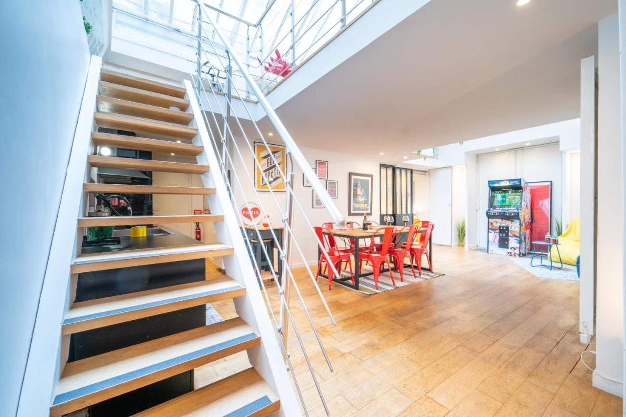 Loft Familial Au Coeur De Paris Avec Clim, Arcade Et Baby-Foot Proche Republique Et Canal St Martin Kültér fotó